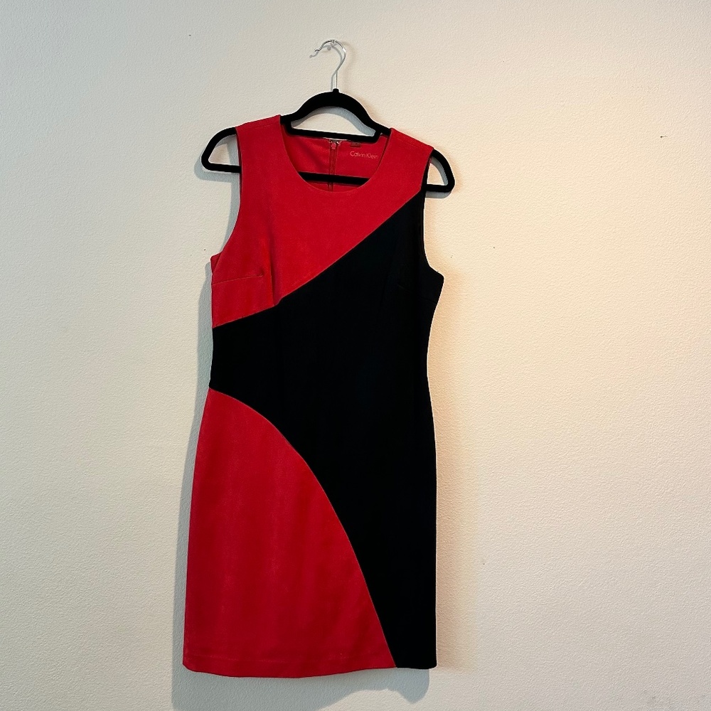 Calvin Klein Velvet Midi Dress